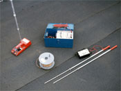 Earth Leakage Testing to accurately locate full thickness penetrations through waterproof coverings