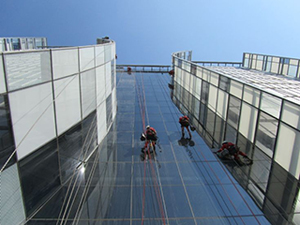 Industrial Rope Access Technicians at Work - RS Specialist Services